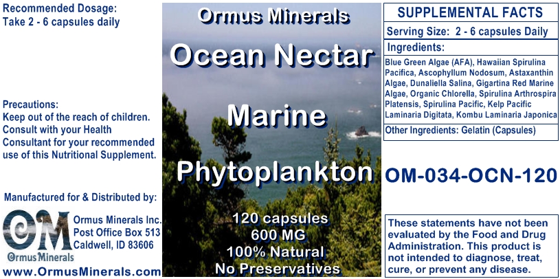 Ocean Nectar Marine Phytoplankton