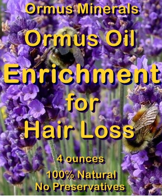Ormus Minerals -Ormus Oil Enrichment for Hair Loss